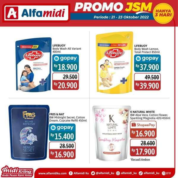 Katalog Promo JSM Alfamidi Periode 21-23 Oktober 2022, Cek di Sini