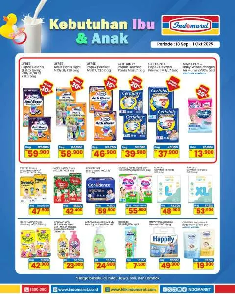 Promo Indomaret Super Hemat Periode 18 September-1 Oktober 2025