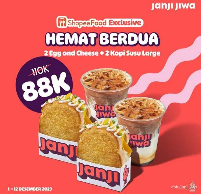 Promo 12.12 Janji Jiwa: Hemat Berdua