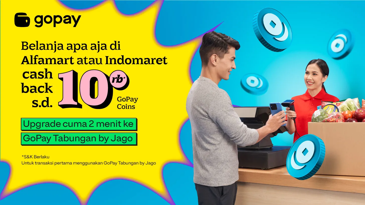 Promo Alfamart via Gopay Tabungan by Jago