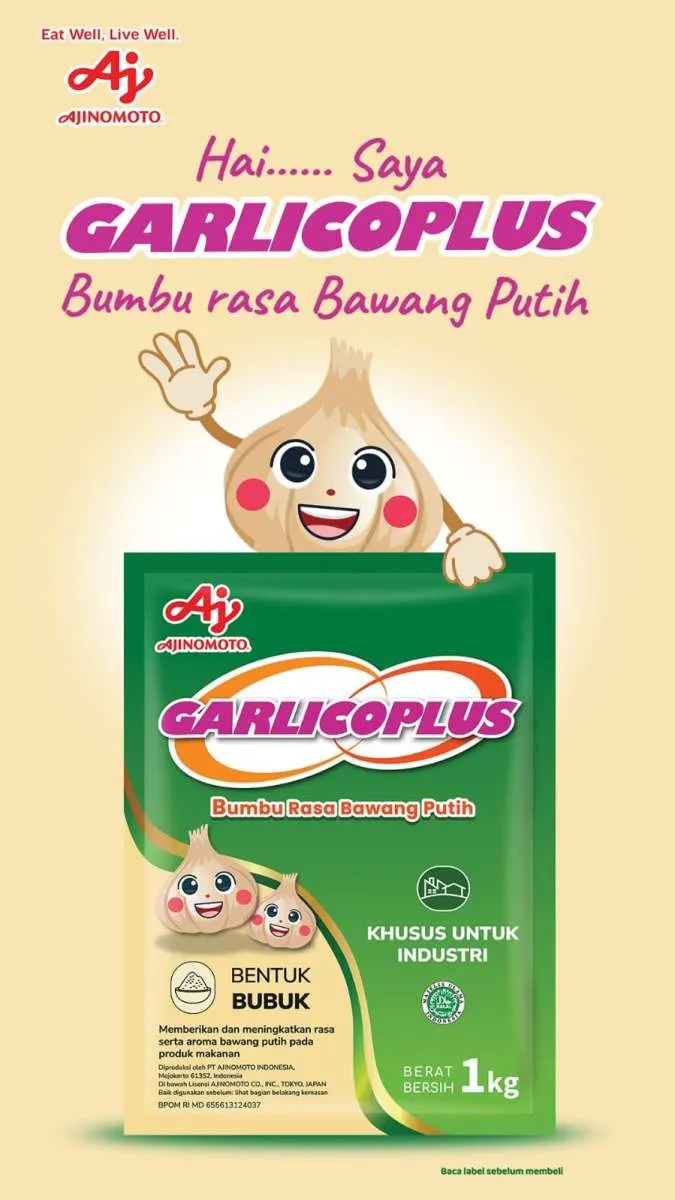 Ajinomoto Luncurkan GARLICOPLUS Bumbu Rasa Bawang Putih Lebih Ekonomis untuk Industri