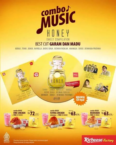 Promo Richeese Factory Combo Music