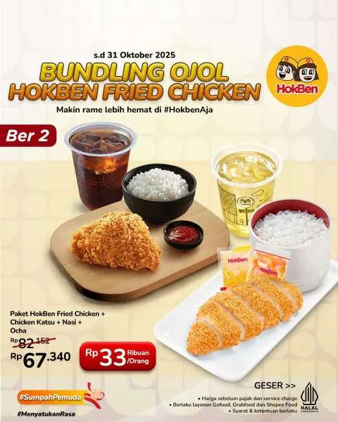Promo Bundling Ojol HokBen Fried Chicken Ber-2