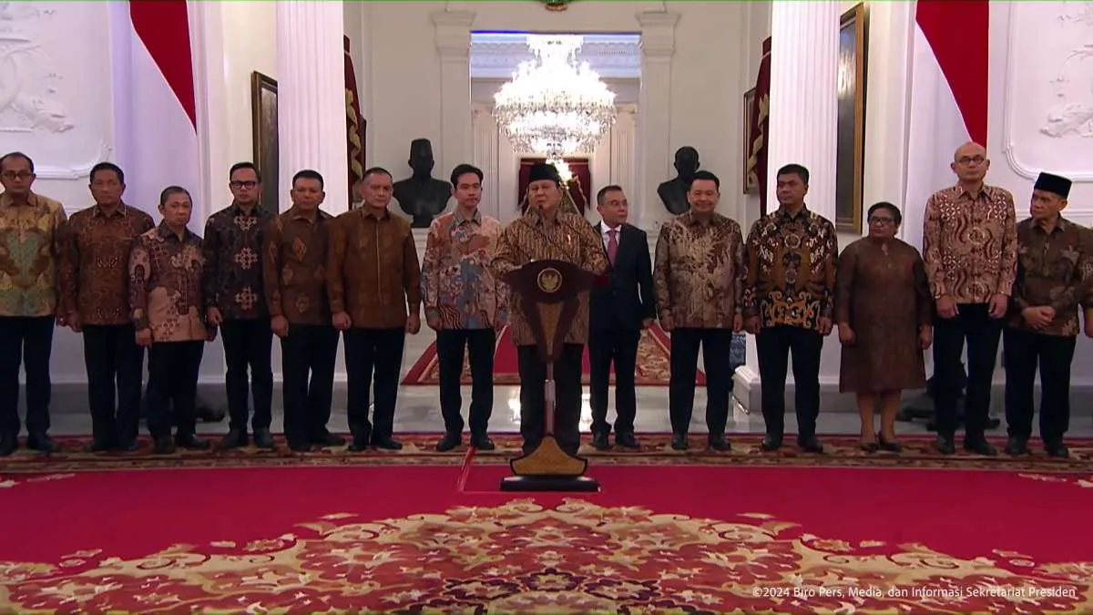 Ini Daftar 56 Wakil Menteri Kabinet Merah Putih Prabowo - Gibran yang akan DIlantik