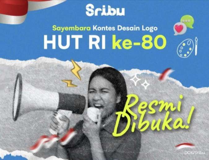 Logo HUT RI ke-80 Belum Kunjung Rilis, Sribu Gelar Kontes Desain Logo Terbuka