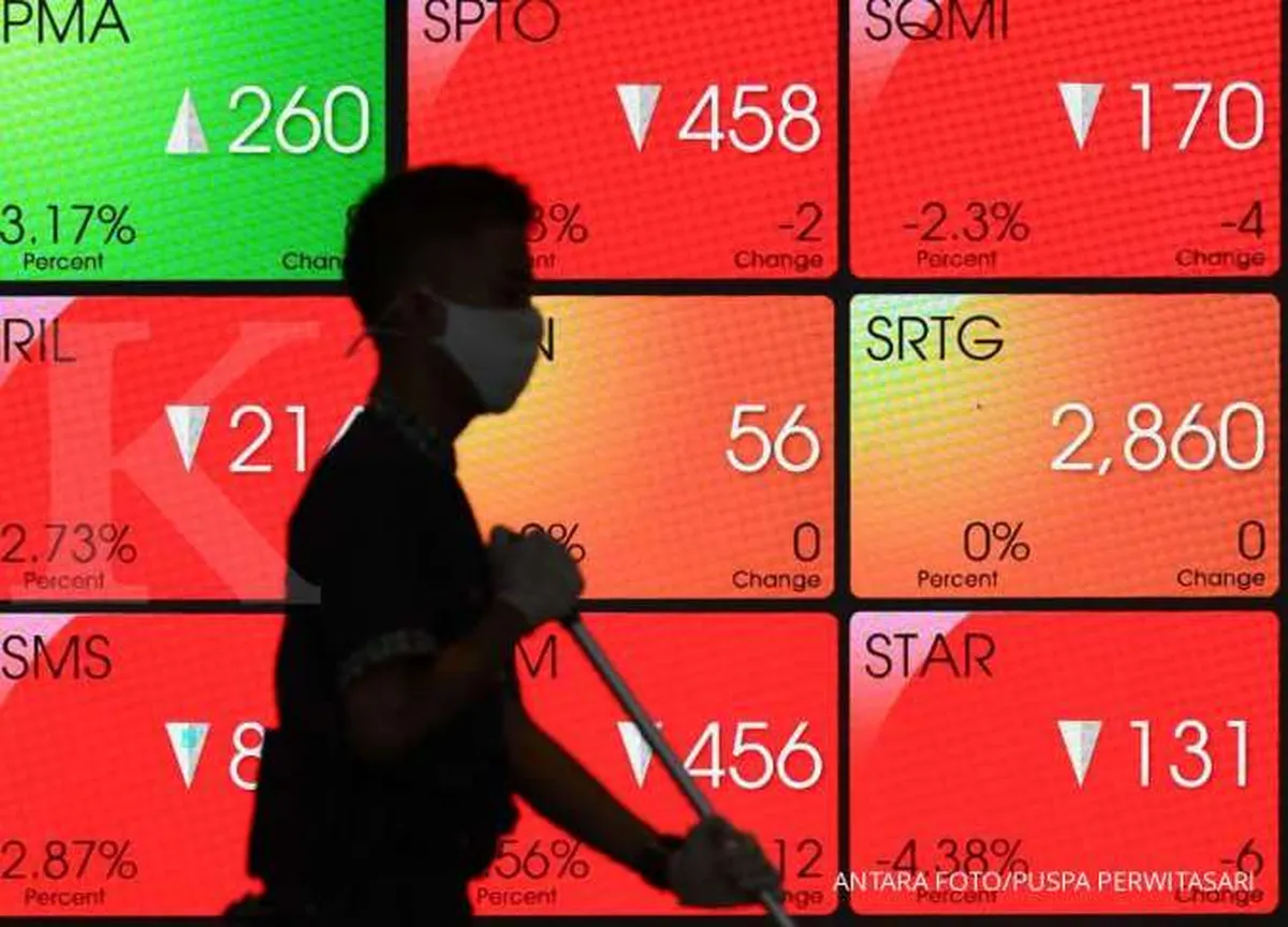 Pergerakan IHSG Senin (18/1) masih melanjutkan pelemahan