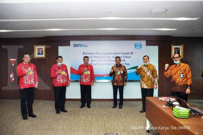 Direksi dan Komisaris WIKA Sisihkan Tunjangan Hari Raya untuk Penanggulangan Covid-19 Jakarta Timur