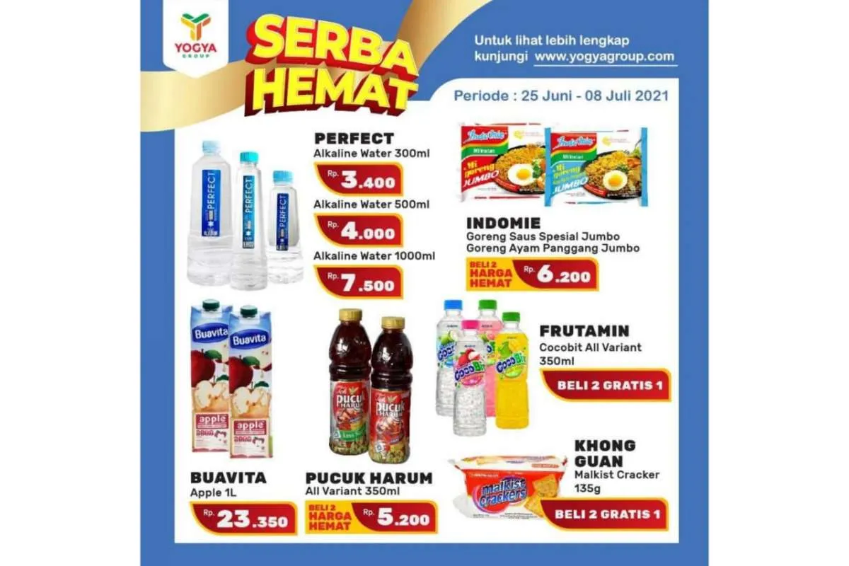 Promo Yogya Supermarket weekday 6 Juli 2021, ada program Serba Hemat!