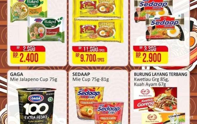 Promo Alfamart Noodle Fair 16-31 Juli 2025, Mie Sedaap Cup Beli 2 Lebih Murah