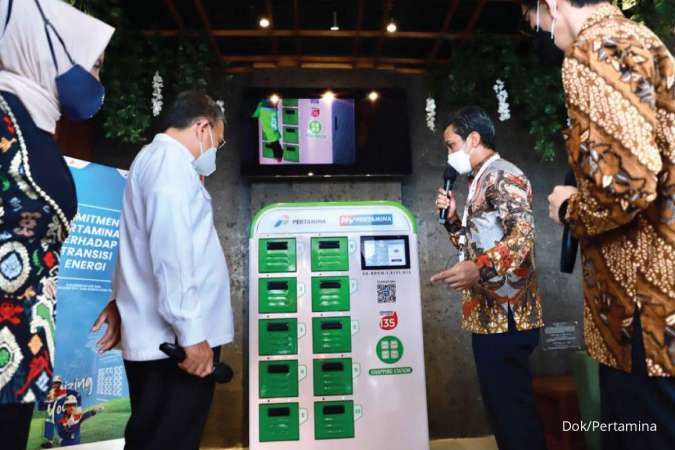 Jelang Helat G20,Menteri ESDM Tinjau Kesiapan Green Energy Station Pertamina di Bali