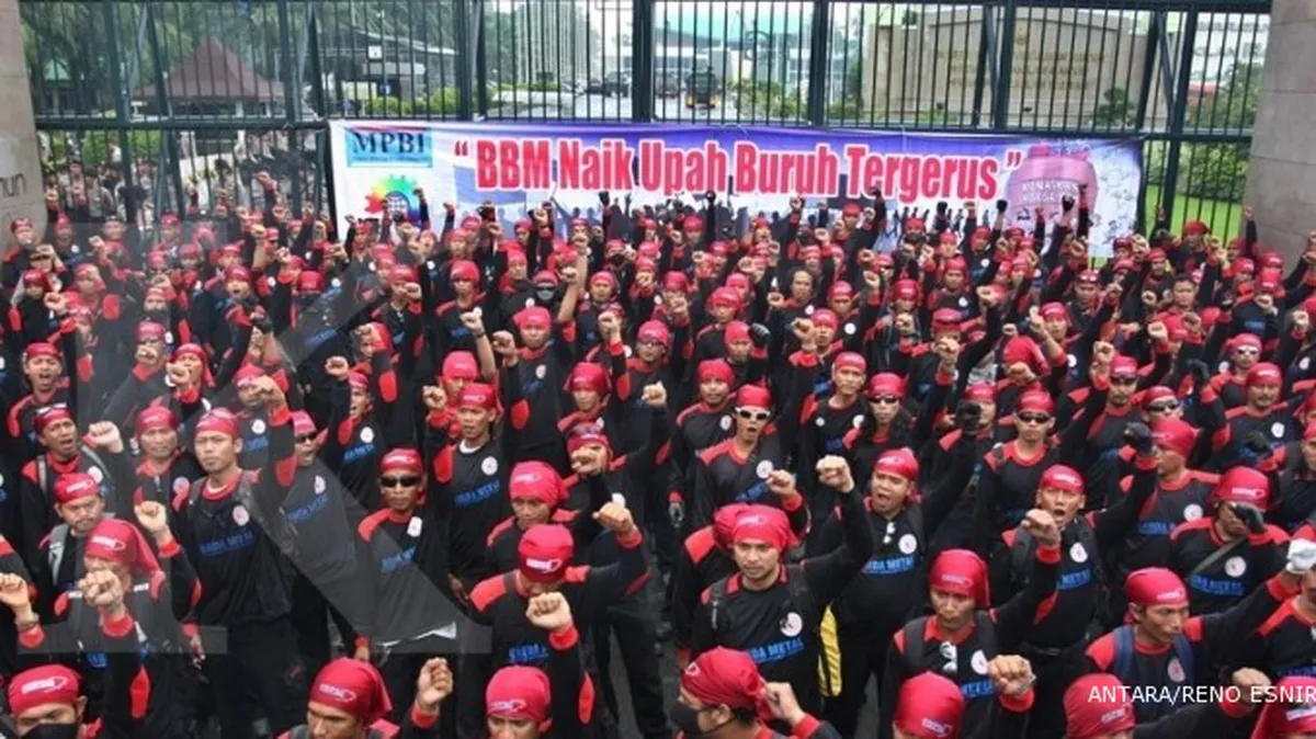 Tolak kenaikan BBM, buruh kembali unjuk rasa