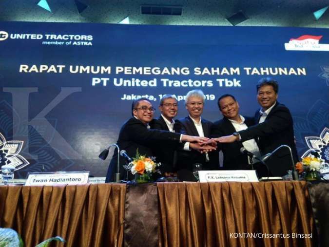 United Tractors (UNTR) memberi pinjaman ke anak usaha sebesar Rp 280 miliar