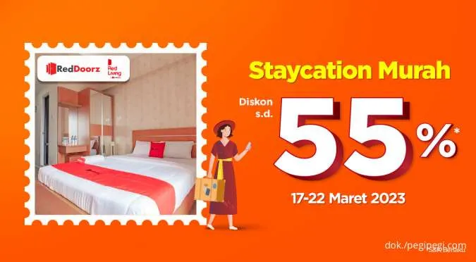 Promo RedDoorz di PegiPegi 17-22 Maret 2023, Diskon Hotel Murah hingga 55%