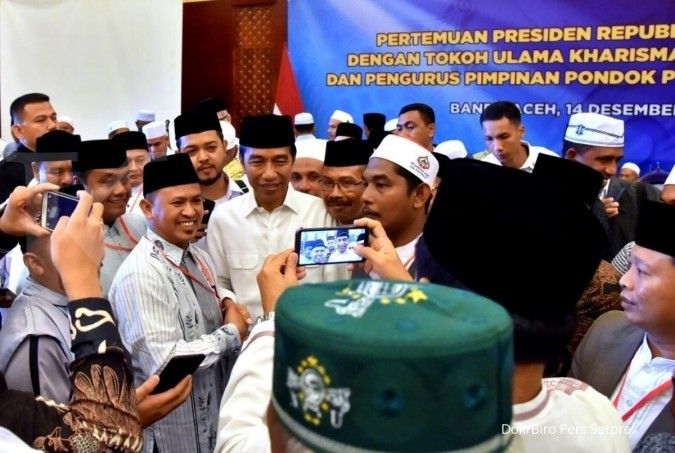 Presiden Jokowi bahas RUU Pesantren di depan 105 ulama se-Provinsi Aceh