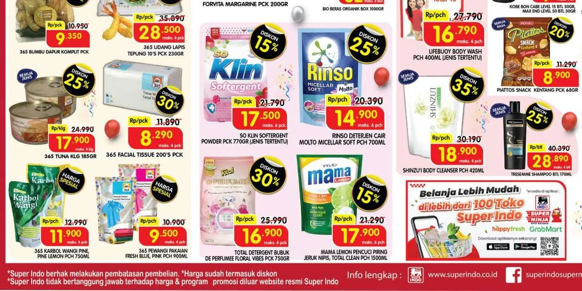 Harga Promo Superindo Terbaru Rabu 23 Agustus 2023, Belanja Kebutuhan Harian