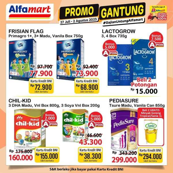 Katalog Harga Promo Alfamart Gantung Terbaru 27 Juli-2 Agustus 2023