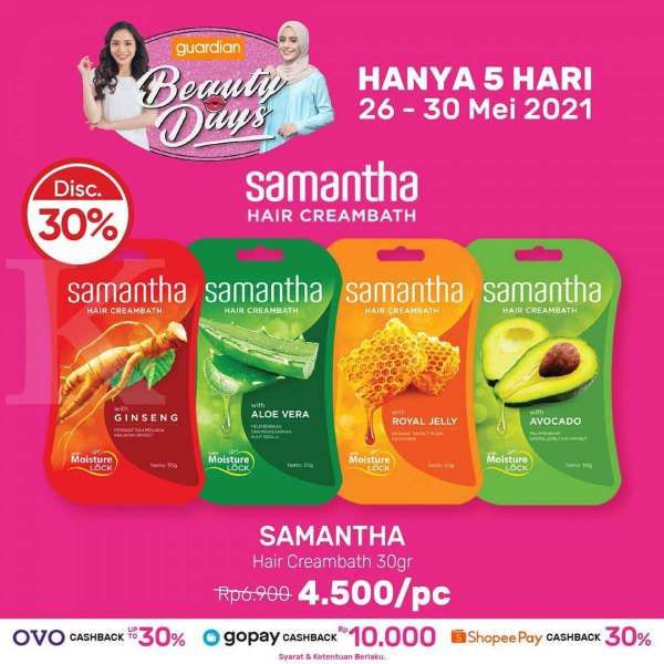 Promo Guardian minggu ini 26-30 Mei 2021