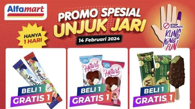 Promo Pemilu di Alfamart, Serba Beli 1 Gratis 1 Berlaku Hanya Sehari (14/2)