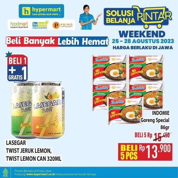 Katalog Harga Promo JSM Hypermart Terbaru 25-28 Agustus 2023, Beli Banyak Lebih Hemat