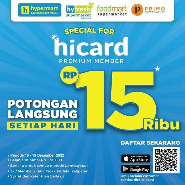 Harga Promo JSM Hypermart 16-19 Desember 2022