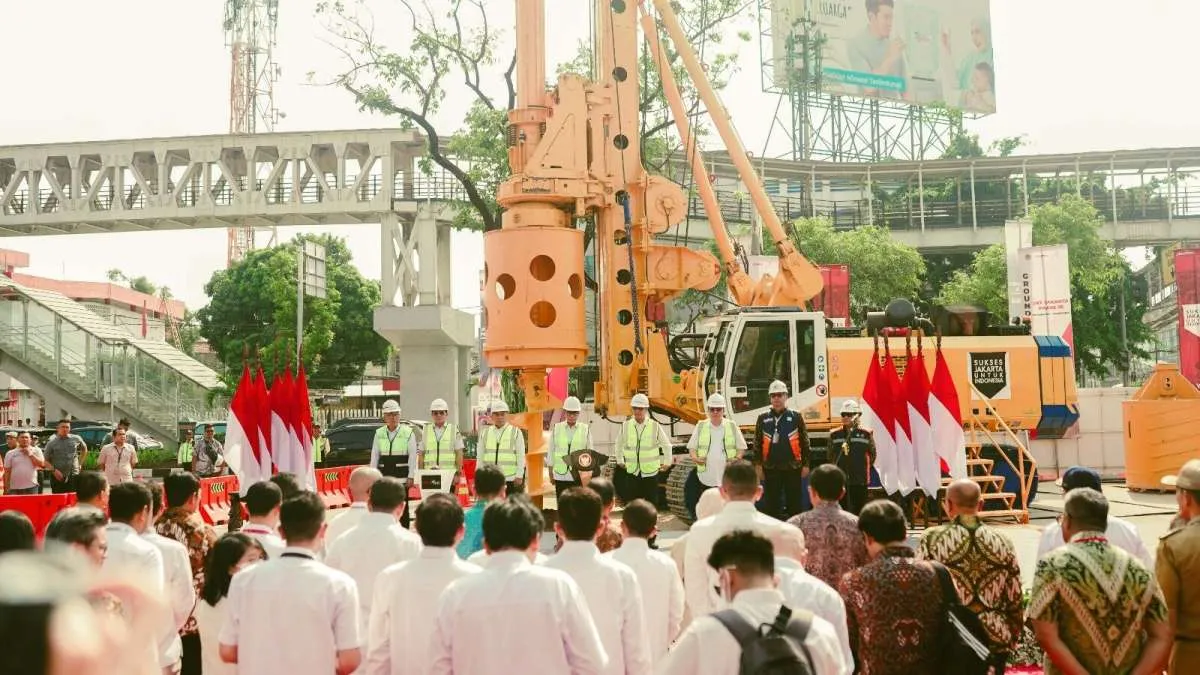  Waskita Karya Memulai Pembangunan LRT Jakarta Rute Velodrome – Stasiun Manggarai