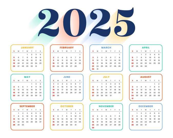 35 Template Kalender 2025 Lengkap dengan Hari Libur dan Cuti Bersama 