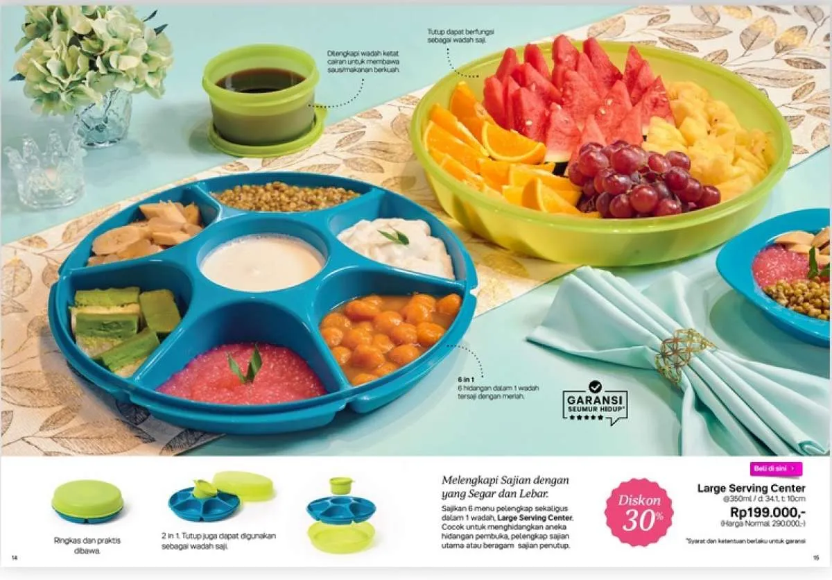 Piring & Mangkok Harga Murah Di Katalog Promo Tupperware Maret 2023, Ada Diskon 30%