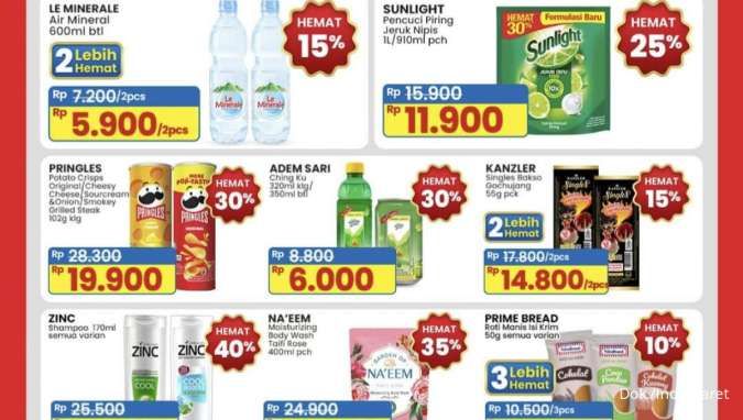 Promo JSM Indomaret hingga 6 April 2025, Sampo-Sabun Cuci Piring Diskon sampai 40%