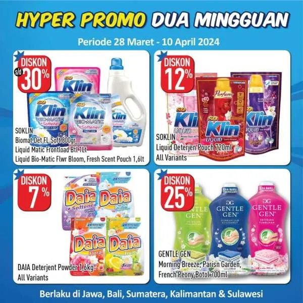 Promo Hypermart Dua Mingguan Periode 28 Maret-10 April 2024