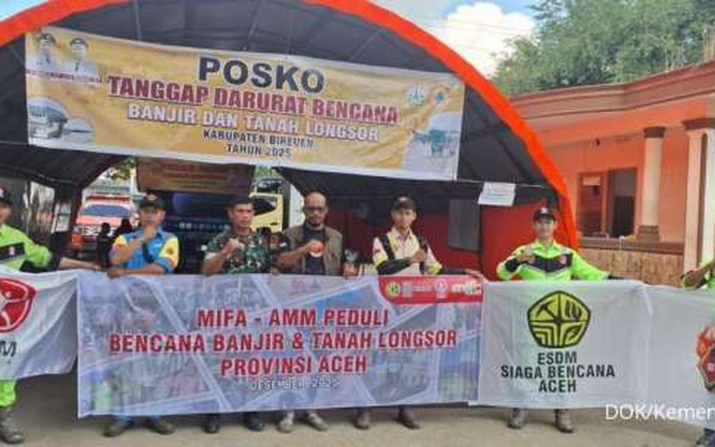  Menteri ESDM Realisasi Posko Dapur Umum di Bireuen 