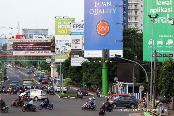 Pajak reklame di Bekasi akan naik antara 50% hingga 100%