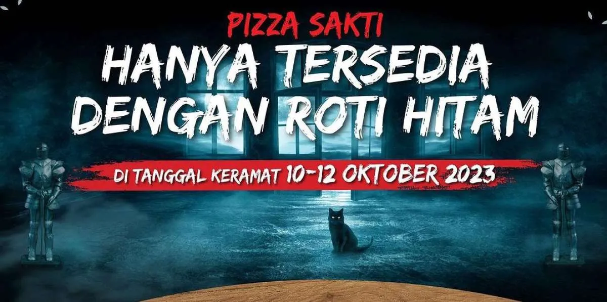 Promo Pizza HUT Blacktober 12 Oktober 2023, Pizza Roti Hitam Berakhir Hari Ini
