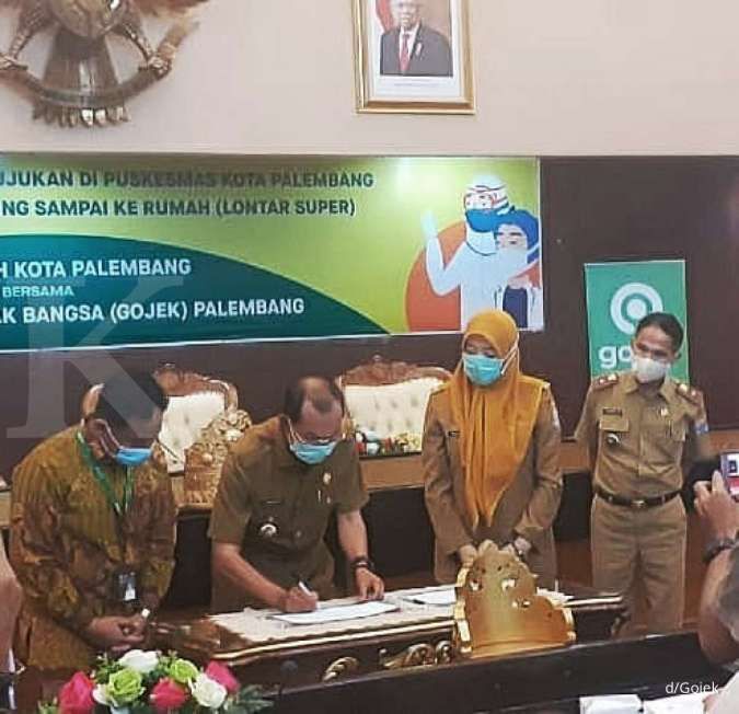Pertama di Indonesia, Dinas Kesehatan Kota Palembang Gandeng Gojek untuk Kirim Obat & Surat Rujukan ke Rumah Pasien