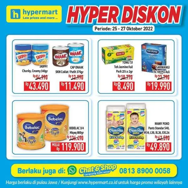 Promo Hypermart Mulai 25-27 Oktober 2022