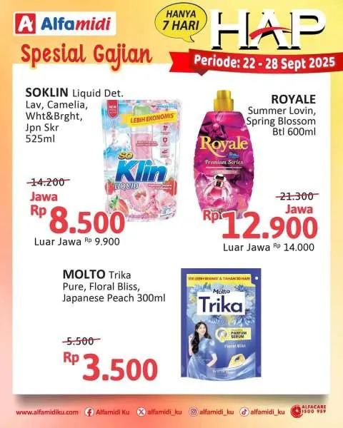 Promo Alfamidi Hemat Satu Pekan Periode 22-28 September 2025