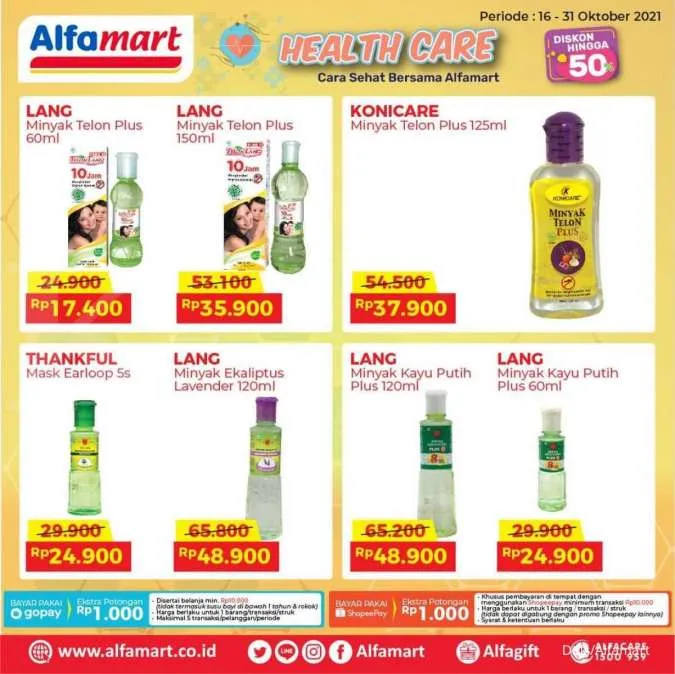Promo Alfamart Health Care