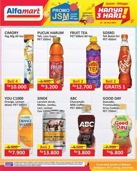 Promo JSM Alfamart 23-25 Mei 2025