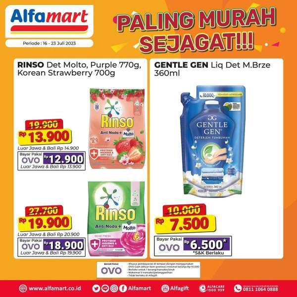 Katalog Harga Promo Alfamart Terbaru 16-23 Juli 2023