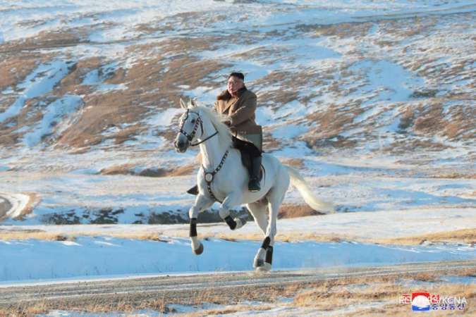 Wow, Kim Jong Un habiskan Rp 6,8 miliar demi kuda jantan putih asal Rusia