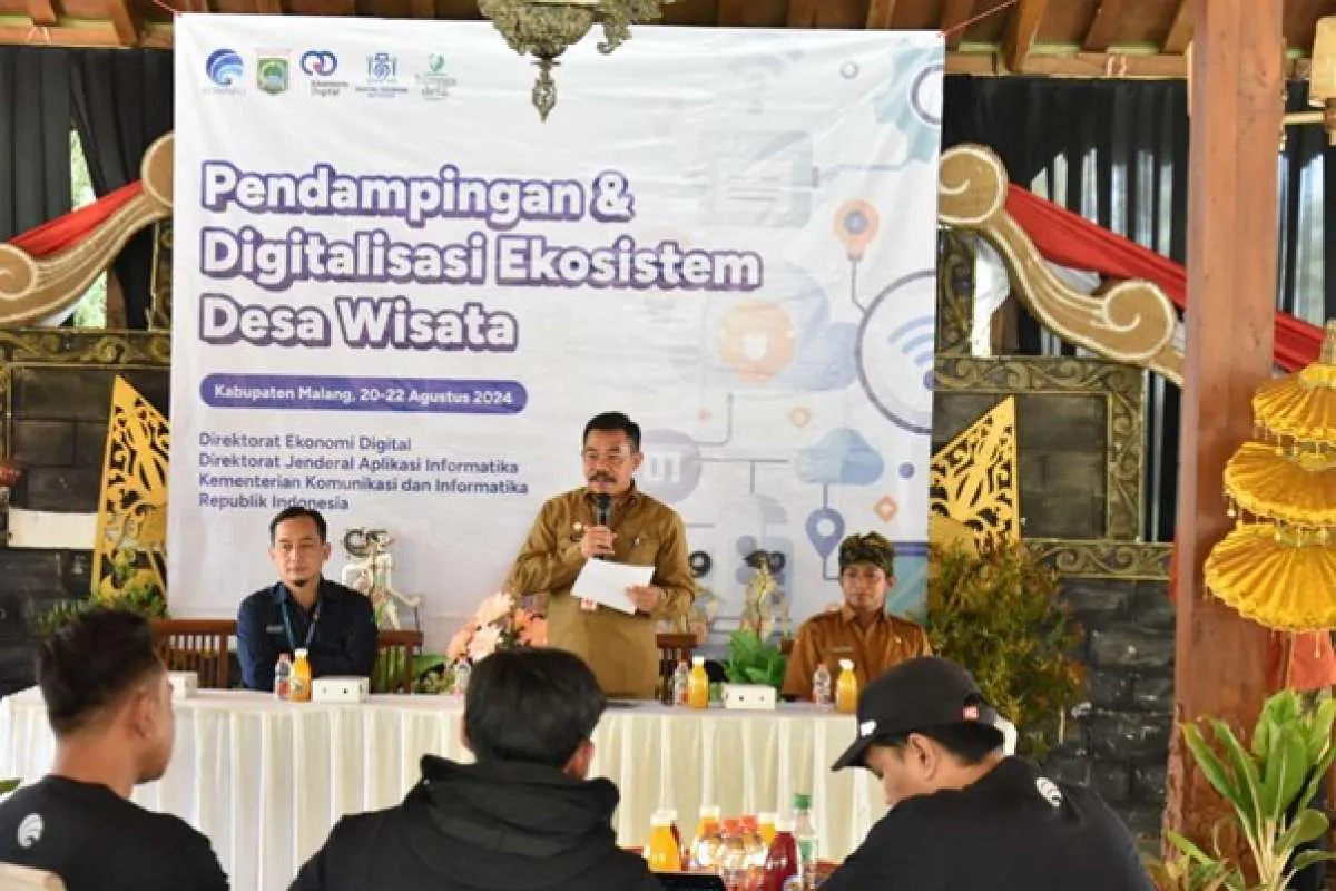 Kominfo Lakukan Pendampingan dan Digitalisasi Ekosistem Desa Wisata di Malang