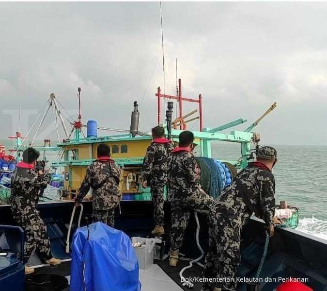 Sepanjang 2021, KKP tangkap 167 kapal pelaku illegal fishing