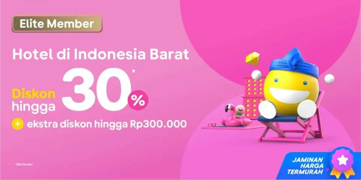 Promo Tiket.com Hotel di Indonesia Barat sampai 26 Oktober 2022, Diskon s.d 30%