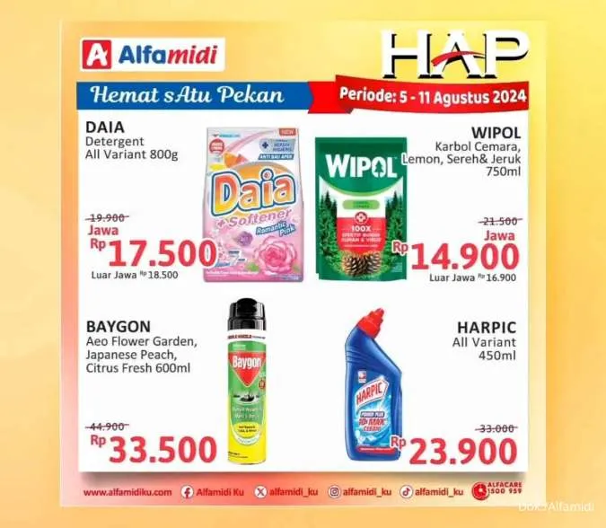 Promo Alfamidi Hemat Satu Pekan Periode 5-11 Agustus 2024