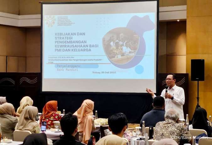 Bank Mandiri Kembangkan Kewirausahaan Purna PMI Malang Lewat Program Bapak Asuh