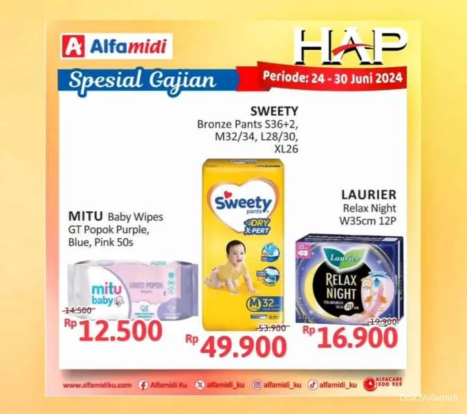 Promo Alfamidi Hemat Satu Pekan Spesial Gajian Periode 24-30 Juni 2024