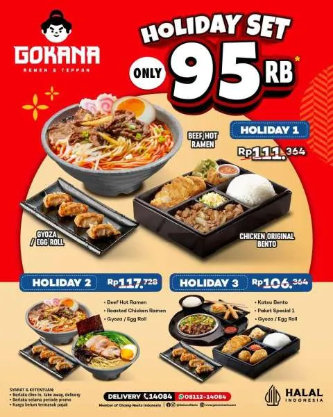 Promo Gokana Holiday Set 14 Juni-13 Juli