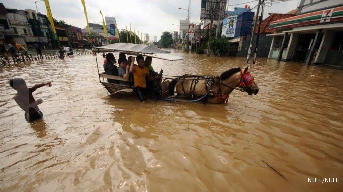 Perumahan dan akses tol di Bekasi terendam banjir