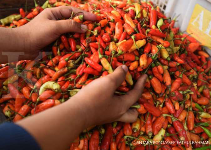 Pedagang pasar sebut harga minyak goreng dan cabai melonjak