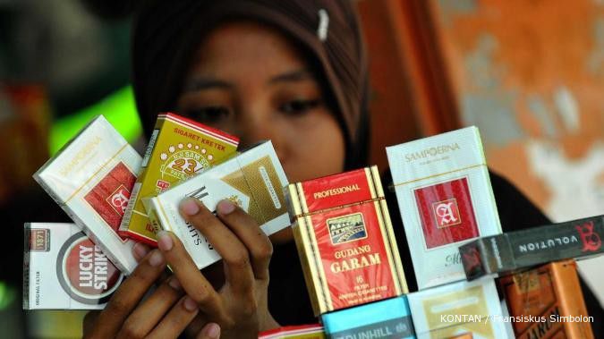 Pajak rokok 10% dari cukai berlaku tahun 2014