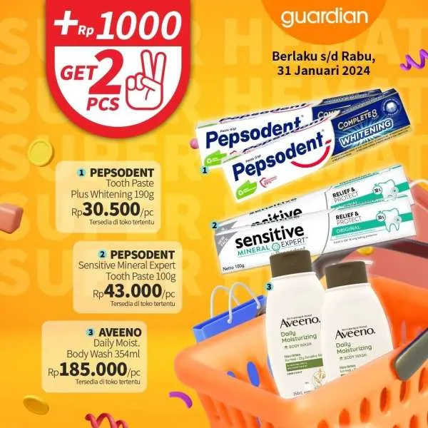 Promo Guardian Super Hemat Periode 18-31 Januari 2024